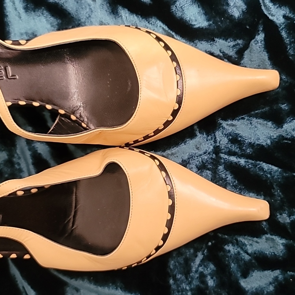 Chanel slingback shoes size 37.5 - Picture 2 of 7
